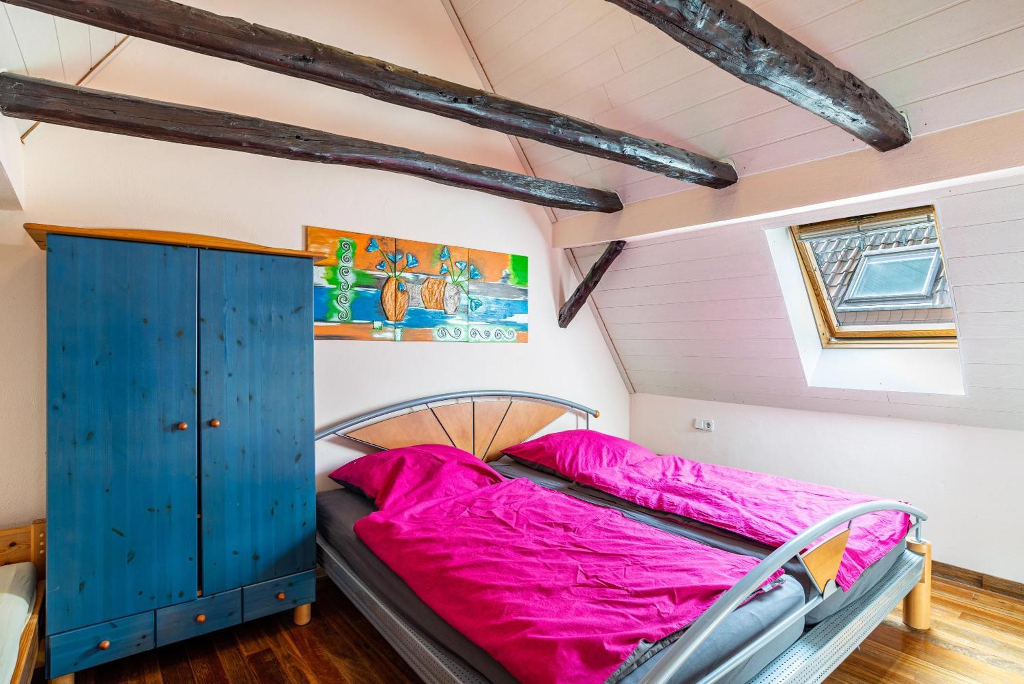 Ferienwohnung Blaues Haus Ubstadt-Weiher Exterior foto