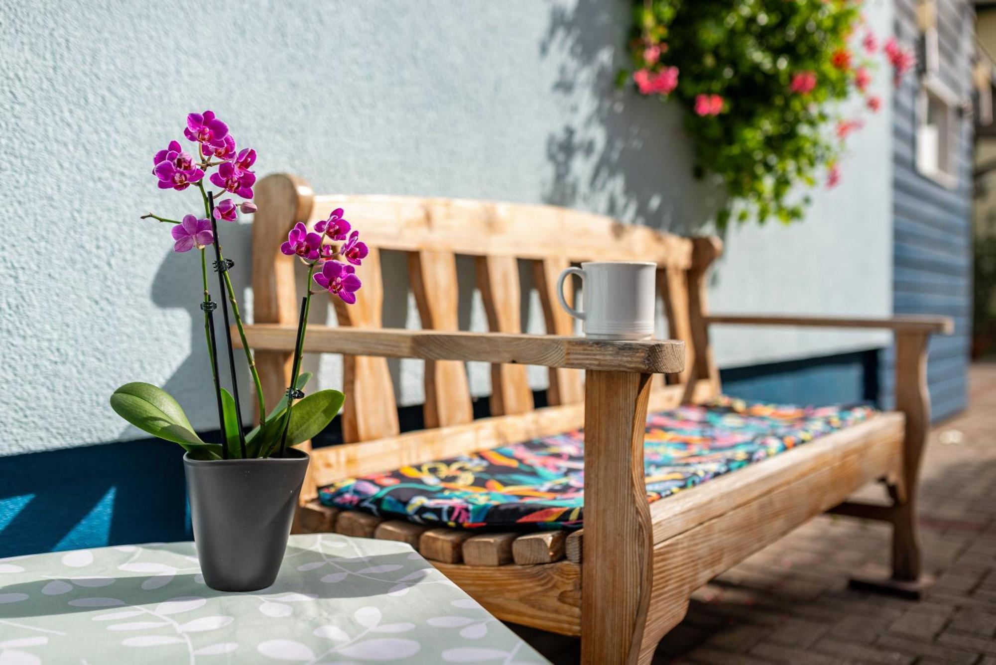 Ferienwohnung Blaues Haus Ubstadt-Weiher Exterior foto